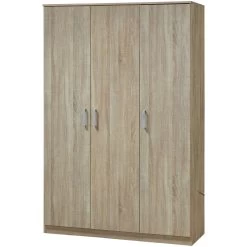 Kledingkast Lias 3 Deuren & 52 Cm Diep -Songmics Winkel BERGAMA TR WR3D HR 1 7414