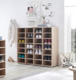 Opbergrek Zapa 28 Vakken - Eik 7 Opbergrek Zapa 28 Vakken - Eik -Songmics Winkel BGBC 35 484 66 1e7e