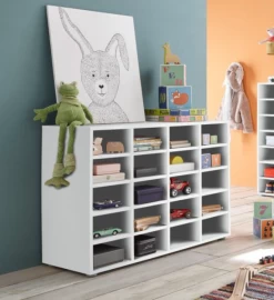 Opbergrek Zapa 20 Vakken - Wit 7 Opbergrek Zapa 20 Vakken - Wit -Songmics Winkel BGBC 35 485 17 ec90