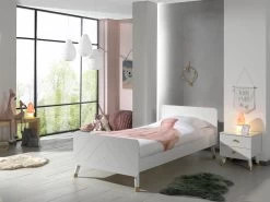 Bed Billy 90x200 - Wit -Songmics Winkel BICO0214 01 486d