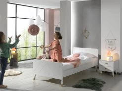 Bed Billy 90x200 - Wit -Songmics Winkel BICO0214 02 5143