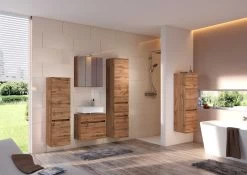 Wastafelonderkast Brama 60cm 1 Lade - Wotan Eik -Songmics Winkel Baabe Milieu C3 ca5b