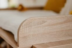 Commode Bilal 100cm 2 Lades - Eik/geprint Rafia -Songmics Winkel Bali 67A Wickelkommode Detail 2 09e0