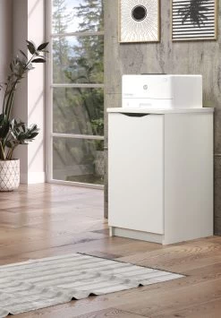 Bijzetkast Basix | 50 X 40 X 76 Cm | Wit Melaminegecoat | Veelzijdig -Songmics Winkel Basix B 1709 570 01 dynamisch D 20210715 8ff1