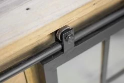 Dressoir Blackburn 140cm Met 2 Deuren & 6 Lades - Teak/glas -Songmics Winkel CADRG150 5 50bc