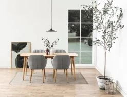 Armstoel Hermeline - Lichtgrijs/eik -Songmics Winkel CB0C6228 63D0 4D82 AF1B 5A5E524FF059 1 60ed