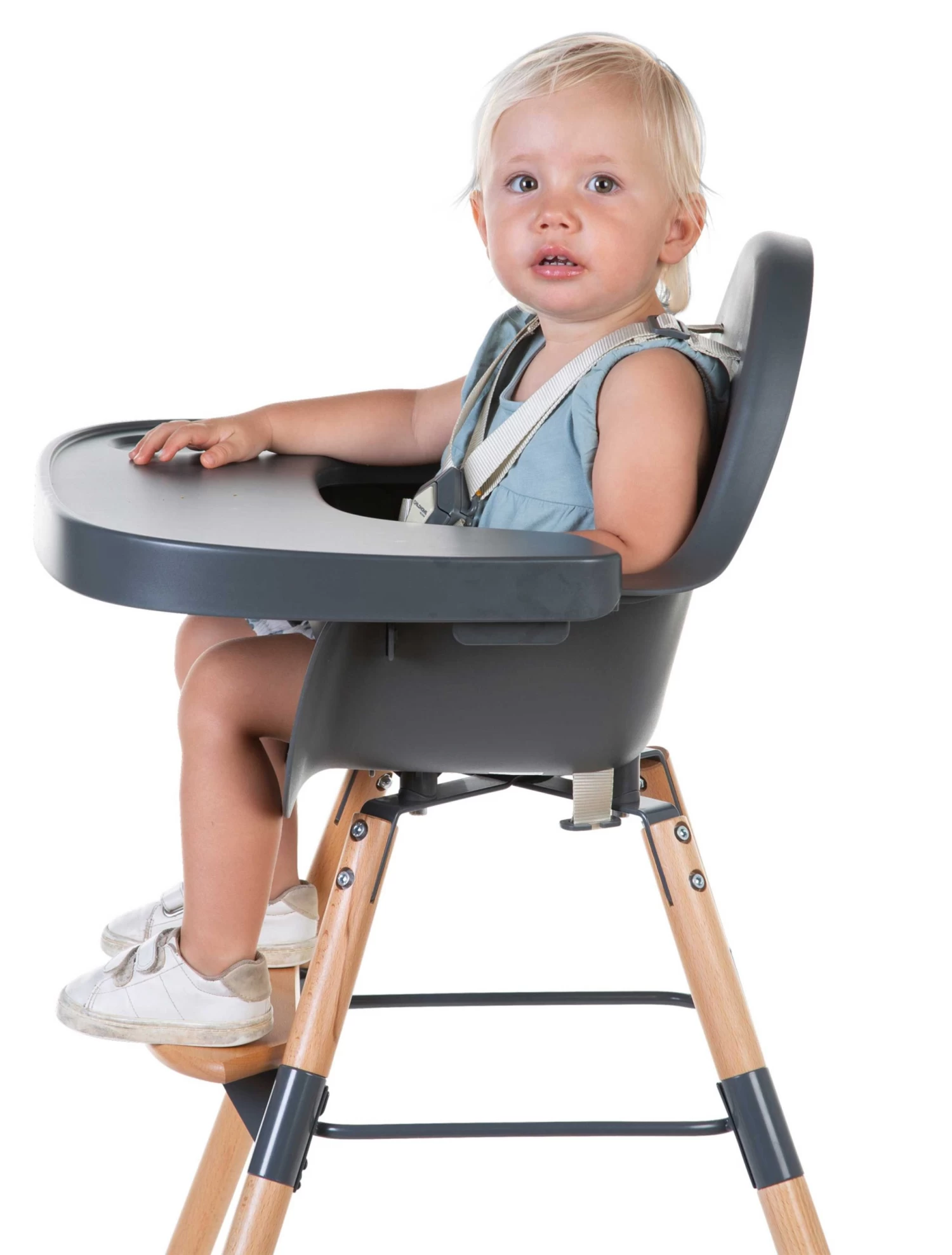 Childhome Kinderstoel Evolu 2 - Naturel/antraciet 4 Childhome Kinderstoel Evolu 2 - Naturel/antraciet - Afbeelding 2