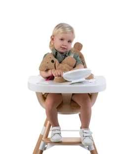 Childhome Kinderstoel Evolu 2 - Naturel/wit -Songmics Winkel CHEVOCHNW CHEVOSCTB CHEVOTAW CHWPFR MOOD 2 90ab