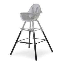 Childhome Set Lange Poten En Voetensteun Voor Kinderstoel Evolu 2 - Zwart