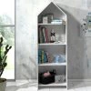 Boekenkast Casami Huis - Wit -Songmics Winkel CSBH1014 02 b2b5