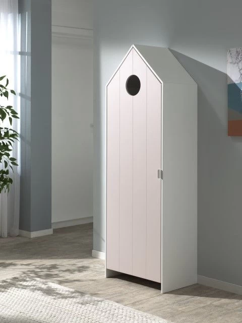 Kledingkast Casami - Roze 5 Kledingkast Casami - Roze - Afbeelding 3