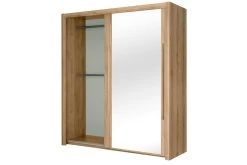 Kledingkast Cody 199cm Met 2 Schuifdeuren & Spiegel - Helvezia Eik -Songmics Winkel CYRUS H0J.210 CO1 4cf0