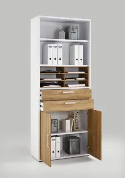 FMD Boekenkast Gabi - 6 Vakken Breed -Songmics Winkel Calvia 8 13 15 Alteiche ge ffnet 6e6f