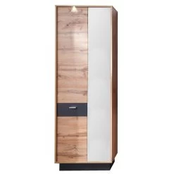 Kledingkast Coast | 69 X 35 X 191 Cm | Met Ledverlichting | Wotan Oak-design 9 Kledingkast Coast | 69 X 35 X 191 Cm | Met Ledverlichting | Wotan Oak-design -Songmics Winkel Coast GD 1747 127 83 frontal inkl. Beleuchtung Freisteller a856