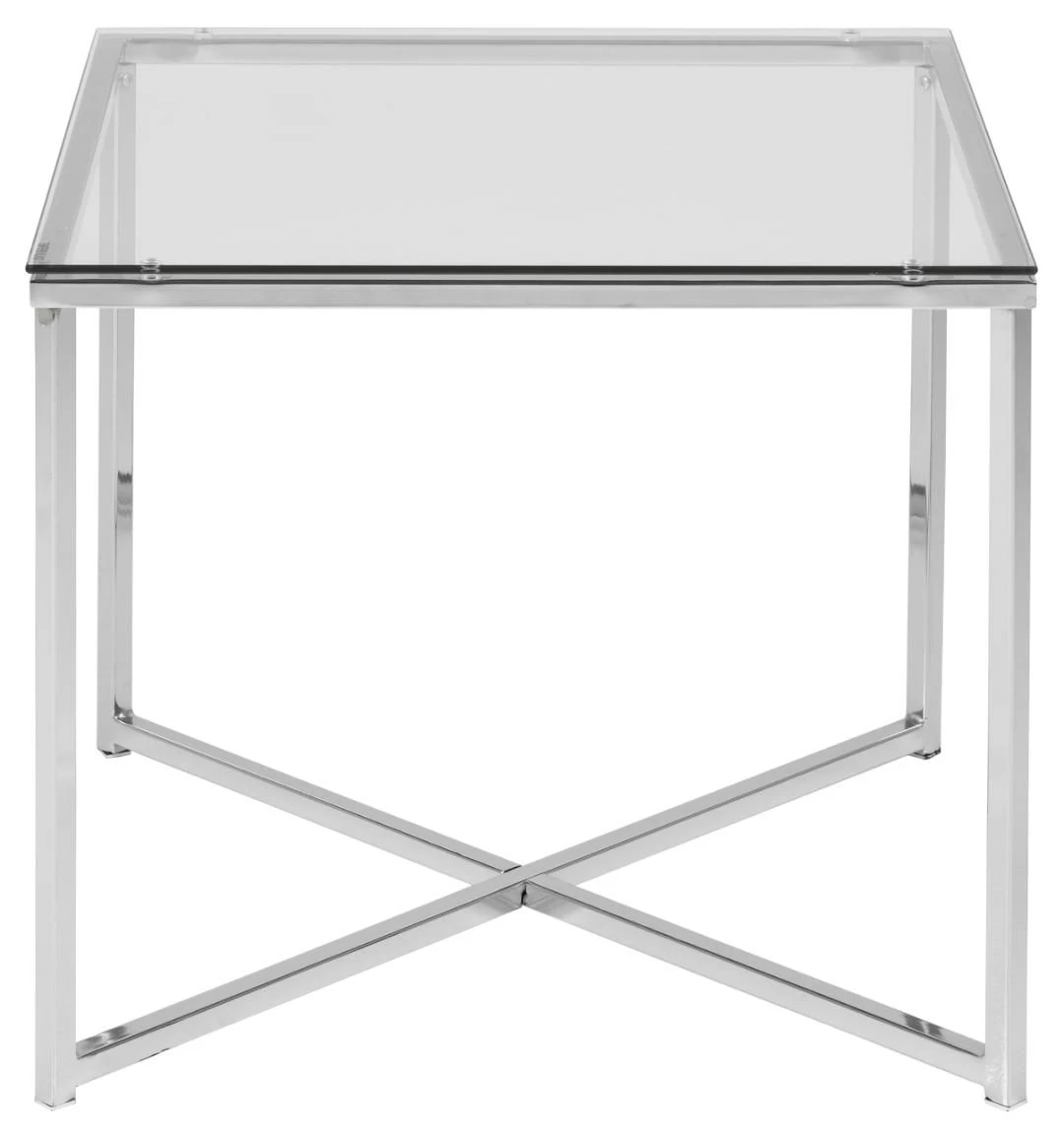 Bijzettafel Caitlynn 50x50cm - Doorzichtig Tafelblad 8 Bijzettafel Caitlynn 50x50cm - Doorzichtig Tafelblad - Afbeelding 6