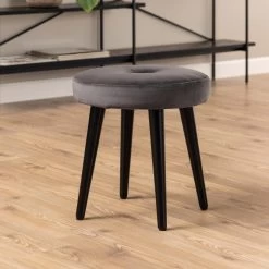 Krukje Frisco ø40cm - Donkergrijs 10 Krukje Frisco ø40cm - Donkergrijs -Songmics Winkel DD23C57C 16F2 46D3 8CD0 D65F4F45AAFE b906