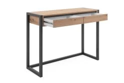 Sidetable Damon 100cm 2 Lades - Eik/antraciet -Songmics Winkel Denver 44 offen b956