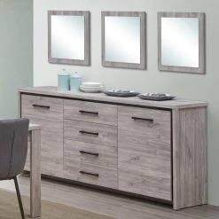 Dressoir Sela 211cm - Grijze Eik
