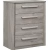 Commode Hayden 4 Lades - Lichtgrijze Eik -Songmics Winkel EDEN H96.164 B f02e