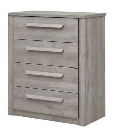 Commode Hayden 4 Lades - Lichtgrijze Eik -Songmics Winkel EDEN H96.164 C 4869