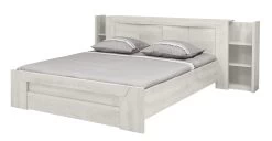 Tweepersoonsbed Hayden Met Lade 160x200 - Gebleekte Eik -Songmics Winkel EDEN H97 106 016 CO 7697