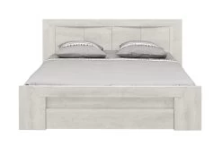 Tweepersoonsbed Hayden Met Lade 160x200 - Gebleekte Eik -Songmics Winkel EDEN H97 106 A db74