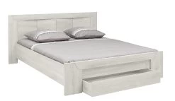Tweepersoonsbed Hayden Met Lade 160x200 - Gebleekte Eik -Songmics Winkel EDEN H97 106 BO fcbd