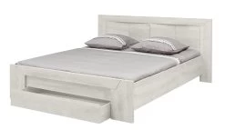 Tweepersoonsbed Hayden Met Lade 160x200 - Gebleekte Eik -Songmics Winkel EDEN H97 106 CO 4b9b