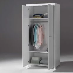 Kledingkast Erik 2 Deuren -Songmics Winkel ERKL1214 01 INFa 2783