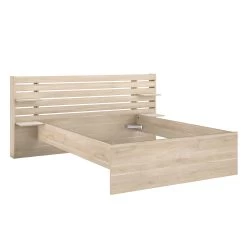 Tweepersoonsbed Tokio 140x190cm-eikdecor/wit -Songmics Winkel ESCALE 3580 L140 C a07c