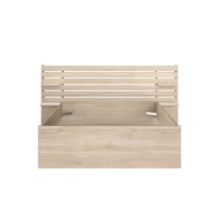 Tweepersoonsbed Tokio 140x190cm-eikdecor/wit -Songmics Winkel ESCALE 3580 L140 F e631