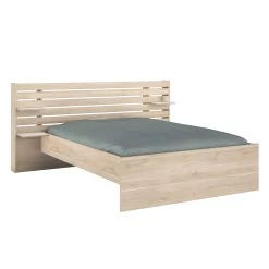 Tweepersoonsbed Tokio 140x190cm-eikdecor/wit -Songmics Winkel ESCALE 3580 L140 MATELAS C f0b5