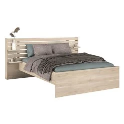 Tweepersoonsbed Tokio 140x190cm-eikdecor/wit
