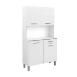 Buffetkast Easy 101cm, 4 Deuren & 1 Lade - Wit -Songmics Winkel ESSENTIEL 3377 C 20191108003739 5894