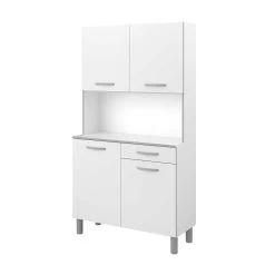 Buffetkast Easy 101cm, 4 Deuren & 1 Lade - Wit -Songmics Winkel ESSENTIEL 3377 D 20191108003825 144a