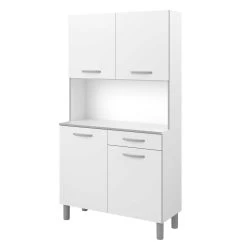 Buffetkast Easy 101cm, 4 Deuren & 1 Lade - Wit -Songmics Winkel ESSENTIEL 3377 D 20191108003825 fee8