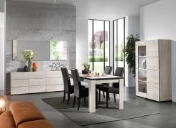 Spiegel Elba -Songmics Winkel Elba eetkamer met stoelen roko HR 8mb 0f65