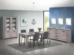 Spiegel Sela 55x55 -Songmics Winkel Elias eetkamer met glaskast 4e7d