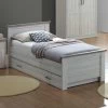 Bed Emily 90x200 Cm - Eik Lichtgrijs