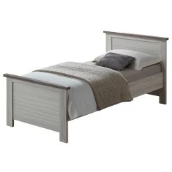 Bed Emily 90x200 Cm - Eik Lichtgrijs -Songmics Winkel Ella bed 90 HD 6208