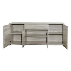 Dressoir Loft 210cm 4 Deuren 1 Lade - Eik -Songmics Winkel Enzo dressoir 2 5e18