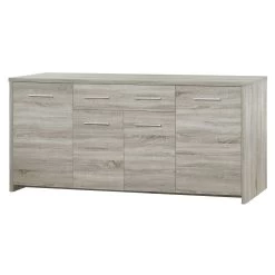 Dressoir Loft 210cm 4 Deuren 1 Lade - Eik