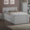 Bed Maud 90x200 Cm - Lichtgrijze Eik -Songmics Winkel Erika SK 3 deurs HRa 3f9c