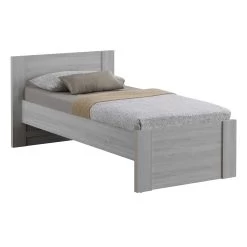 Bed Maud 90x200 Cm - Lichtgrijze Eik -Songmics Winkel Erika bed 90 df14