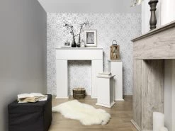 FMD Sokkel Essex Klein - Wit 14 FMD Sokkel Essex Klein - Wit -Songmics Winkel Essex Milieu Wei 9174