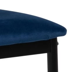 Eetkamerstoel Demina - Donkerblauw -Songmics Winkel F13EC3C5 5039 463D 980E 32E9CAB24C27 b8bf