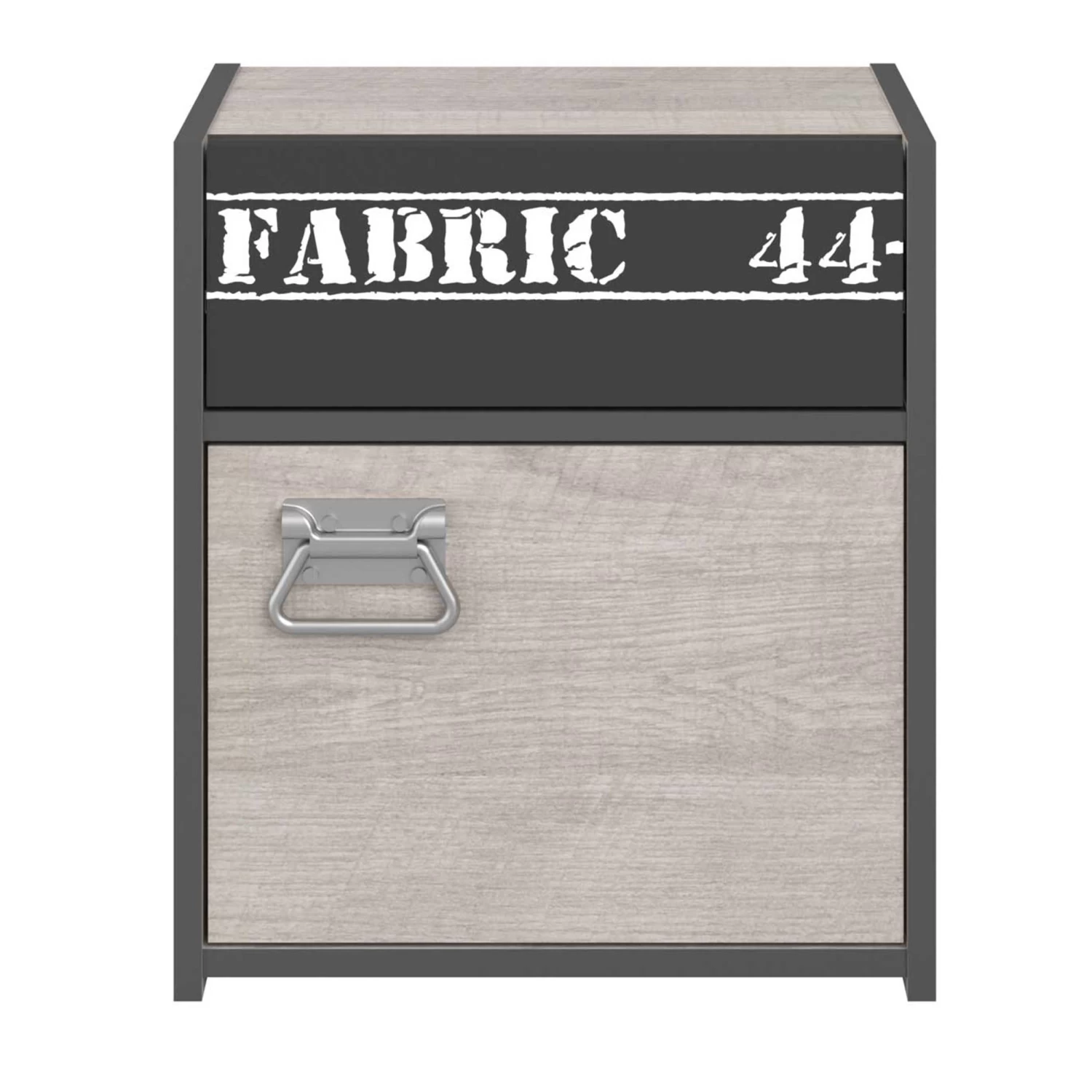 Nachtkastje Fabric Industrieel - Beige/grijs 17 Nachtkastje Fabric Industrieel - Beige/grijs - Afbeelding 15