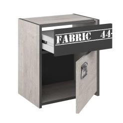 Nachtkastje Fabric Industrieel - Beige/grijs 29 Nachtkastje Fabric Industrieel - Beige/grijs -Songmics Winkel FABRIC 2311 CHEV OUV C 20200213010902 10af