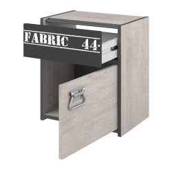 Nachtkastje Fabric Industrieel - Beige/grijs 26 Nachtkastje Fabric Industrieel - Beige/grijs -Songmics Winkel FABRIC 2311 CHEV OUV D 20200213010945 0519