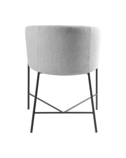 Eetkamerstoel Nelsie - Grijs/zwart -Songmics Winkel FF486FE5 0307 43BF A8C8 49F809F16207 5836